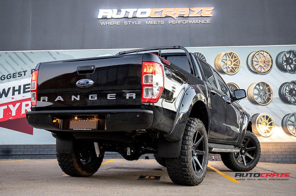 FORD RANGER AVALANCHE GLOSS BLACK MILLED ACCENTS